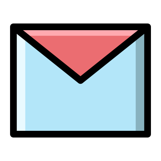 correo Generic Outline Color icono