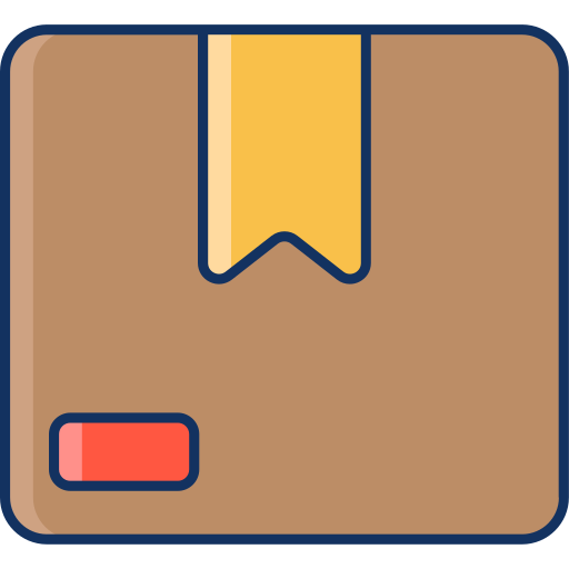 패키지 상자 Generic Outline Color icon
