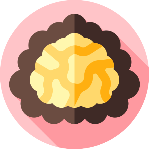 Truffle Flat Circular Flat icon
