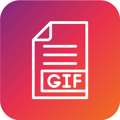 gif Generic Flat Gradient icon