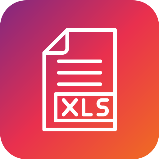 Xls Generic Flat Gradient icon