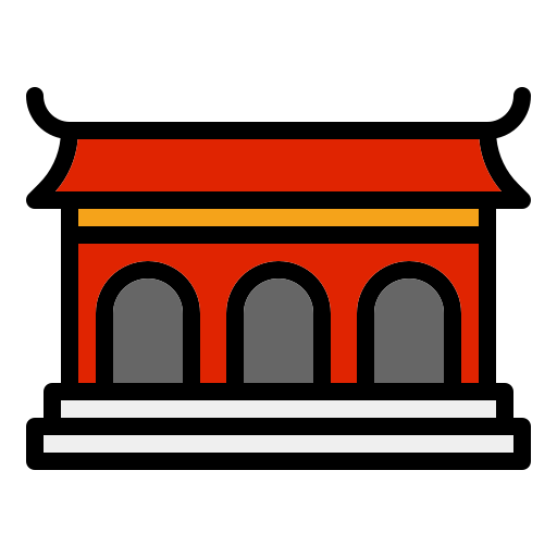 tempel Generic Outline Color icon