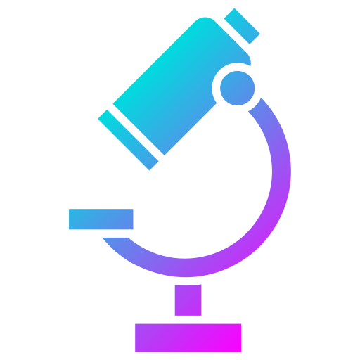 microscope Generic Flat Gradient Icône