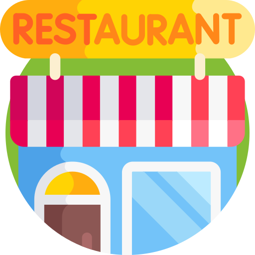 Restaurant Detailed Flat Circular Flat icon