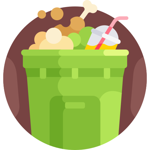 食品廃棄物 Detailed Flat Circular Flat icon