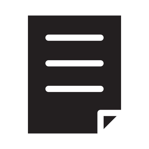 Document Generic Glyph icon