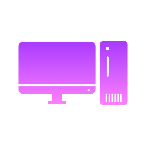 computadora Generic Flat Gradient icono
