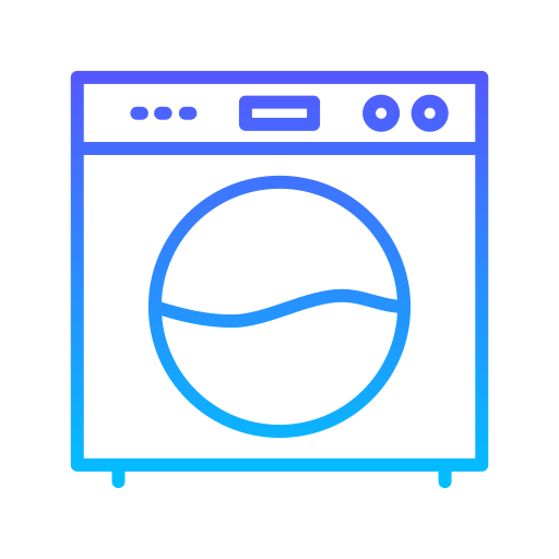 máquina de lavar Generic Gradient Ícone