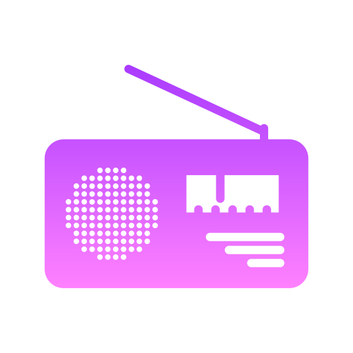 라디오 Generic Flat Gradient icon