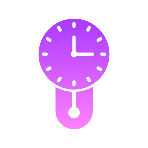 настенные часы Generic Flat Gradient иконка