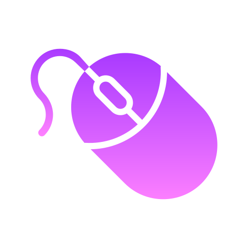 mysz Generic Flat Gradient ikona