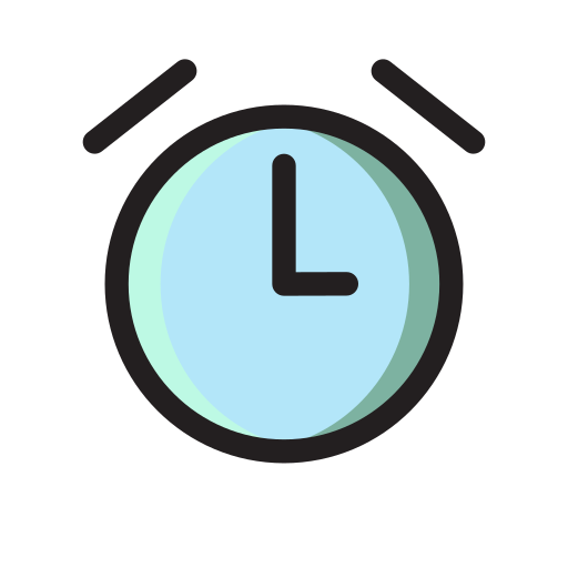 hora Generic Outline Color icono