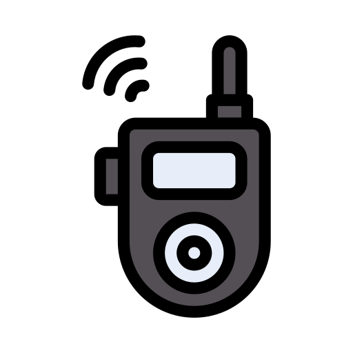 walkie-talkie Vector Stall Lineal Color icoon