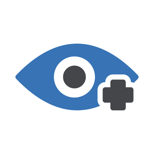 Eye treatment Generic Blue icon