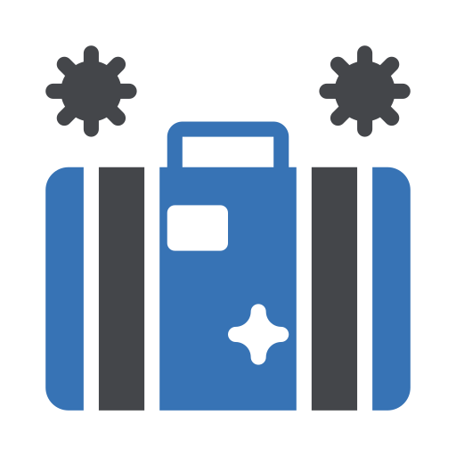 No travelling Generic Blue icon