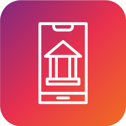 servizi bancari per smarthpone Generic Flat Gradient icona
