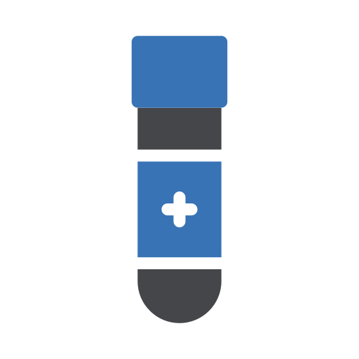 Test tube Generic Blue icon