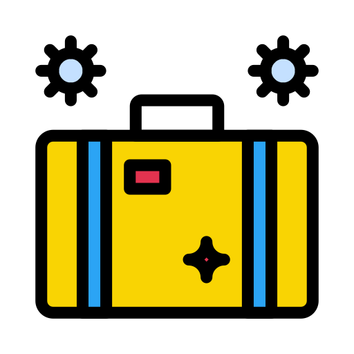 여행 금지 Vector Stall Lineal Color icon