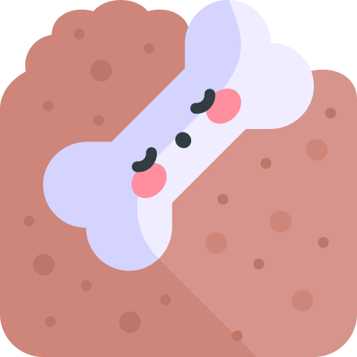 knochen Kawaii Flat icon