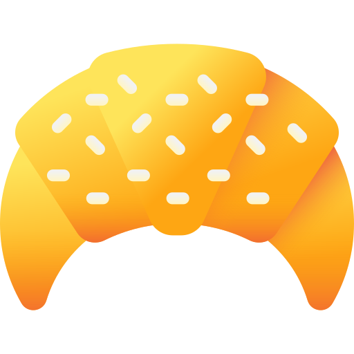 croissant 3D Color icon