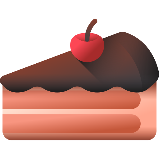 Cake 3D Color icon