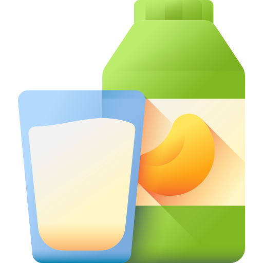 latte di soia 3D Color icona