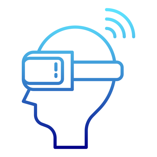 plataforma de realidad virtual Generic Gradient icono