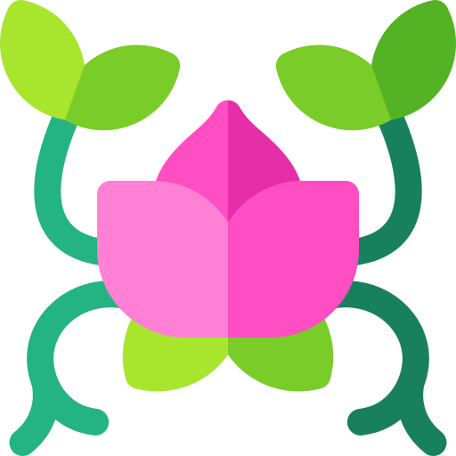 Floral design Basic Rounded Flat icon