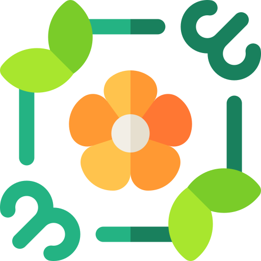 Floral design Basic Rounded Flat icon