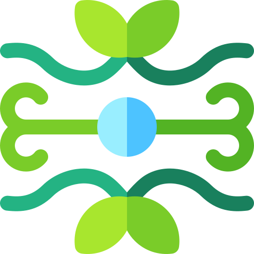 꽃무늬 Basic Rounded Flat icon