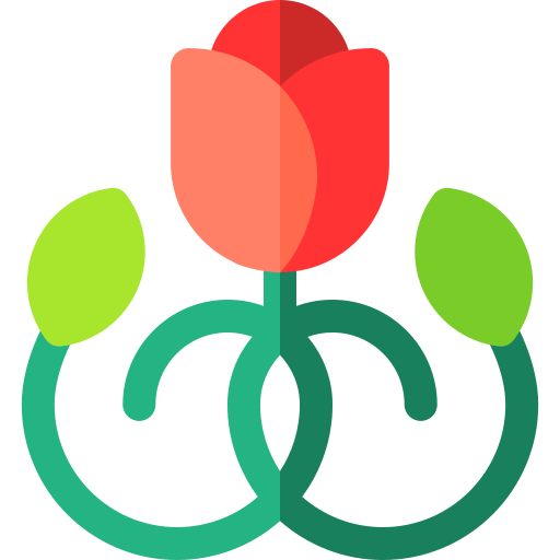 꽃무늬 디자인 Basic Rounded Flat icon