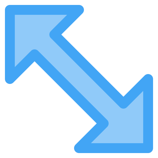 diagonale Generic Blue icon