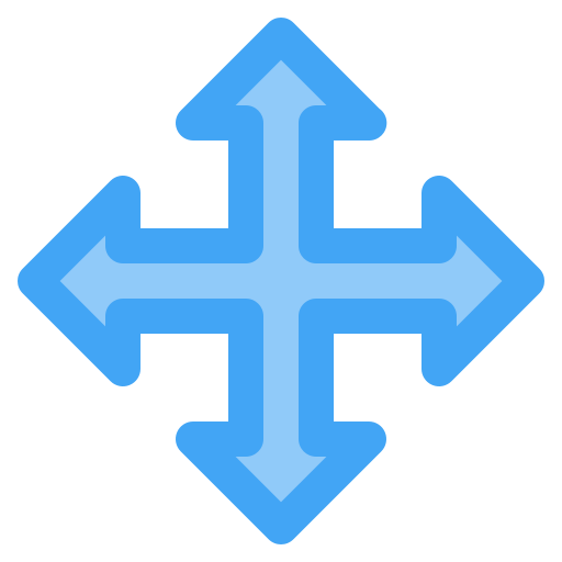 Move Generic Blue icon