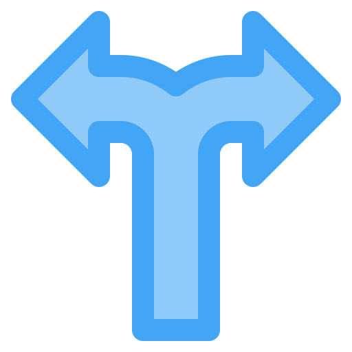 Split Generic Blue icon