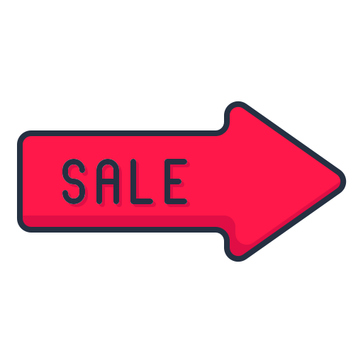 Sale label Generic Outline Color icon