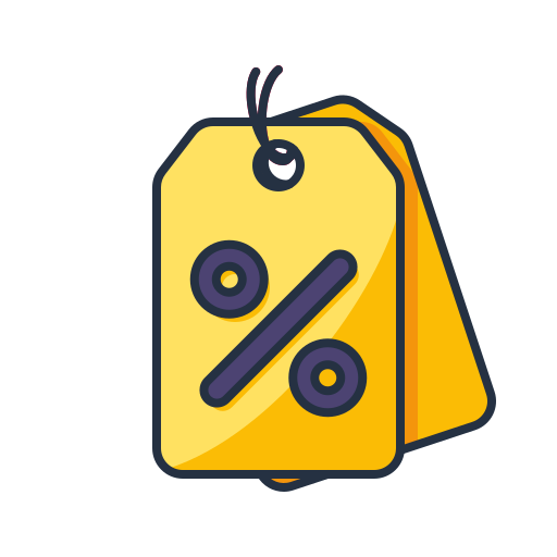 Price tag Generic Outline Color icon