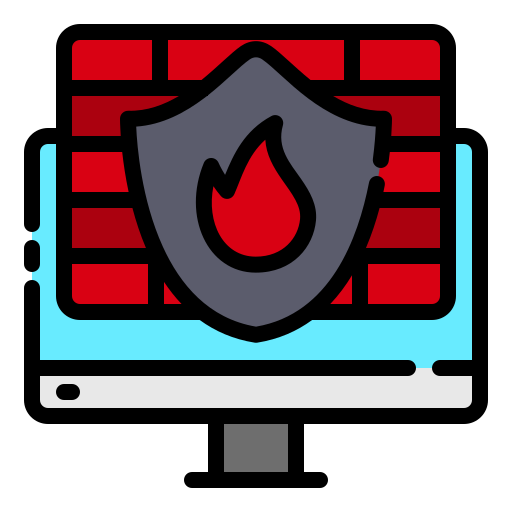 Firewall Generic Outline Color icon