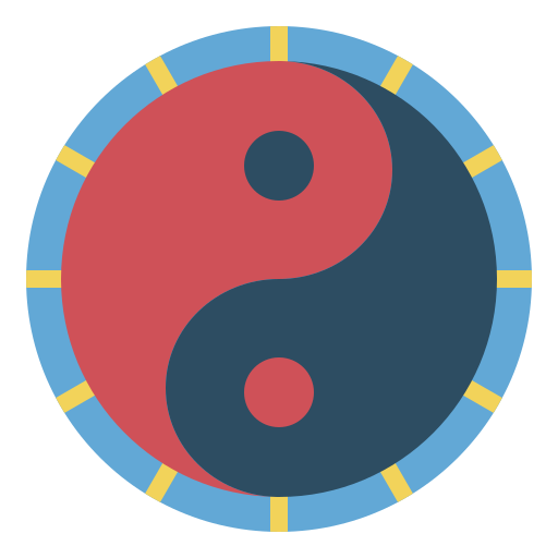 yin yang Generic Flat icono