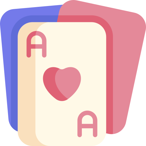 Ace of hearts Kawaii Flat icon
