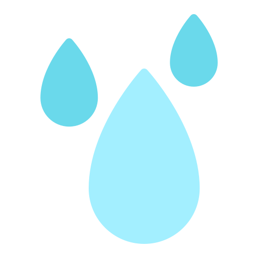 kropla wody Generic Flat ikona