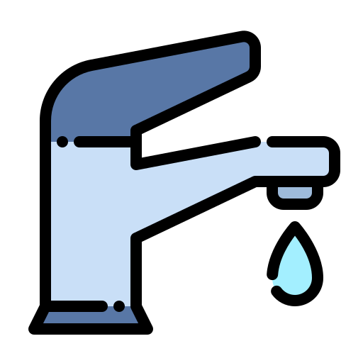 水栓 Generic Outline Color icon