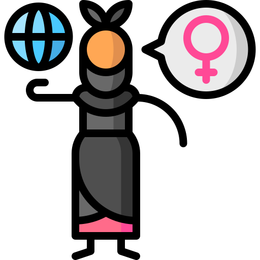 女性 Puppet Characters Lineal Color icon