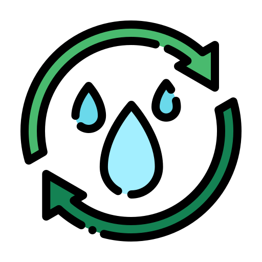 水の再利用 Generic Outline Color icon