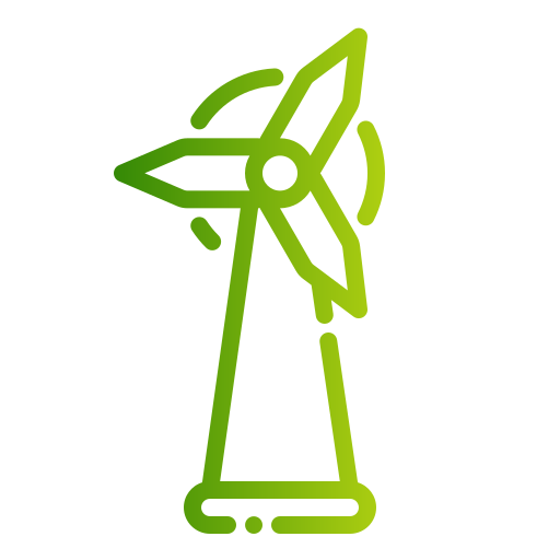 turbina eólica Generic Gradient icono