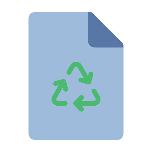 紙のリサイクル Generic Flat icon
