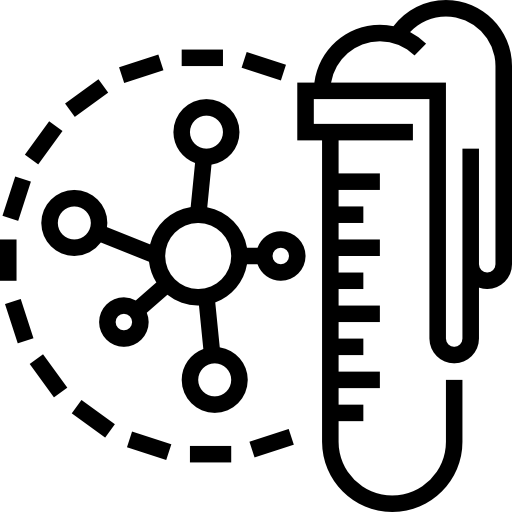 reagenzglas Meticulous Line icon