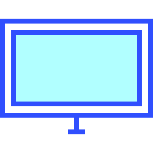 televisione Inipagistudio Lineal Color icona
