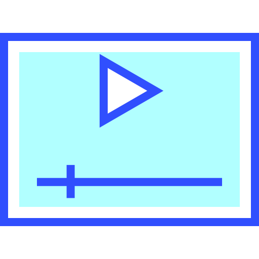 reproductor de video Inipagistudio Lineal Color icono