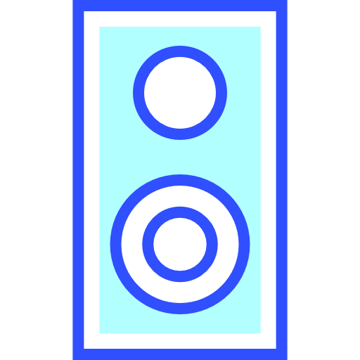 Speaker Inipagistudio Lineal Color icon