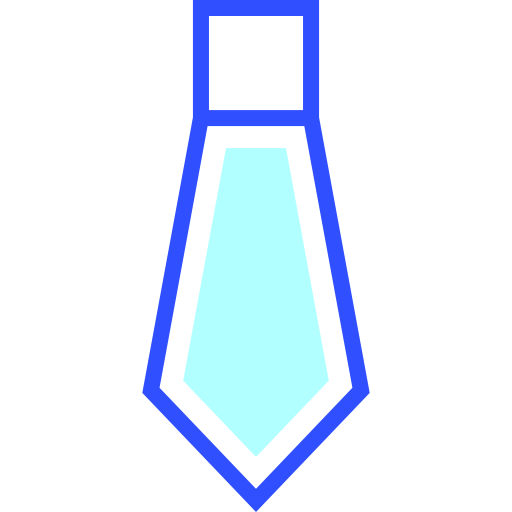 krawat Inipagistudio Lineal Color ikona